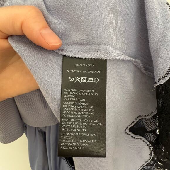 Anthropologie The Keeley Twofer Midi Dress in Periwinkle Blue Plus Size 3X - Picture 9 of 10